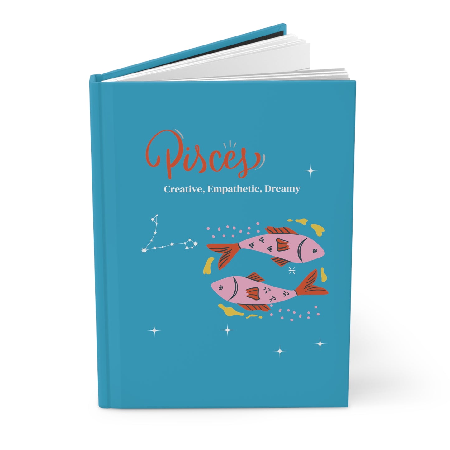 Pisces Sun Hardcover Journal