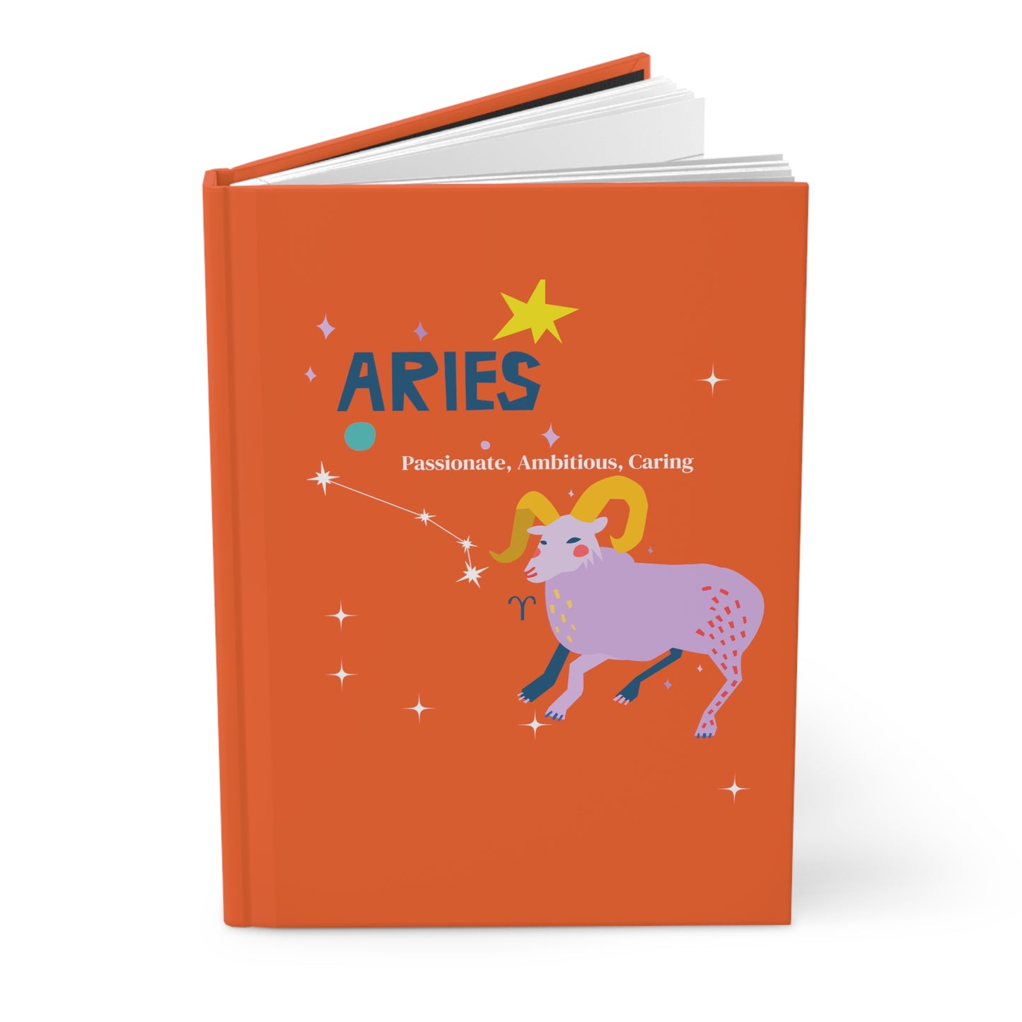 Aries Sun Hardcover Journal