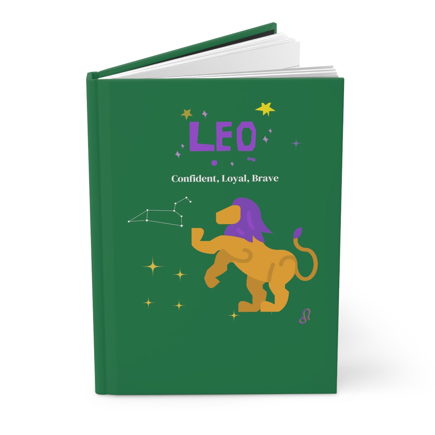 Leo Sun Hardcover Journal