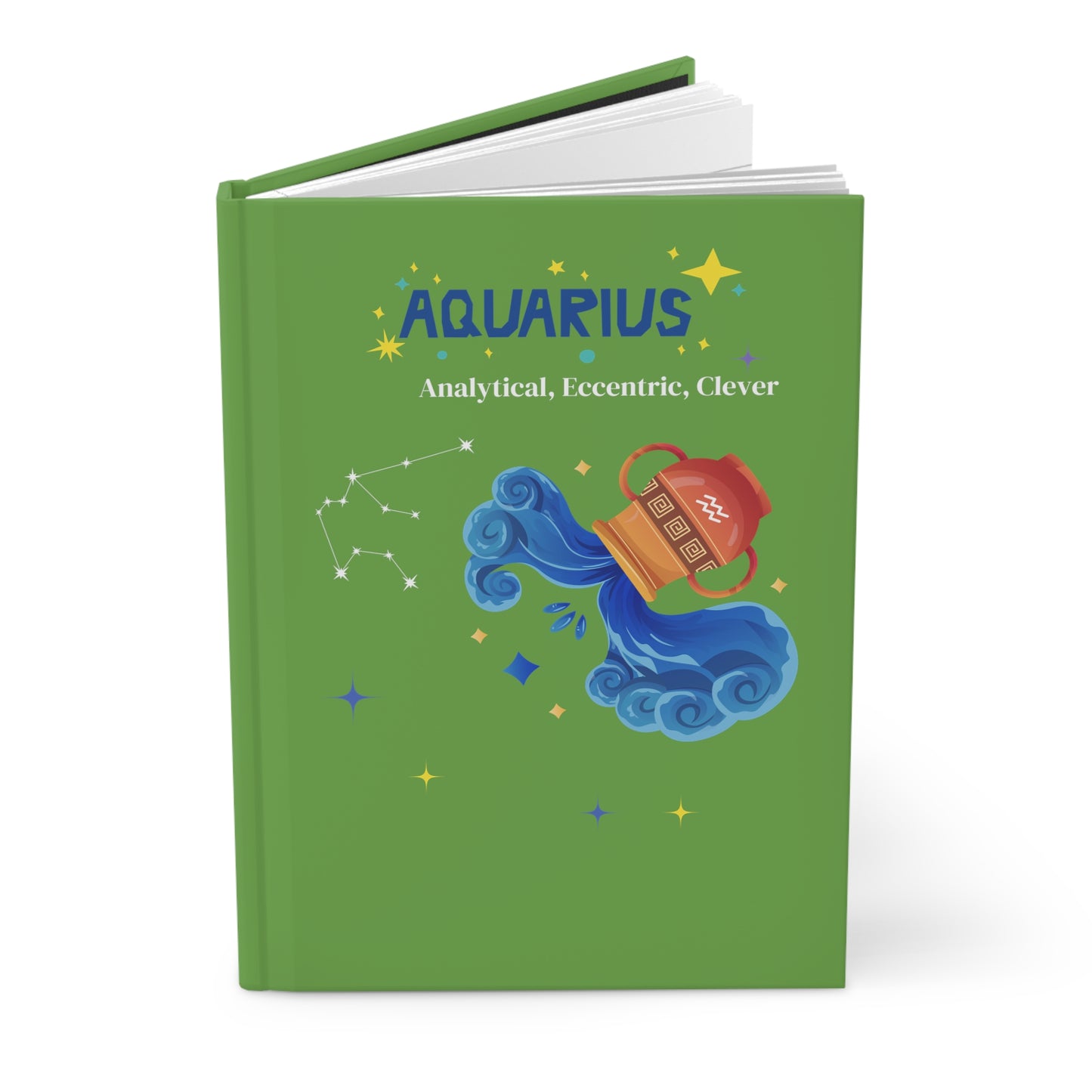 Aquarius Sun Hardcover Journal