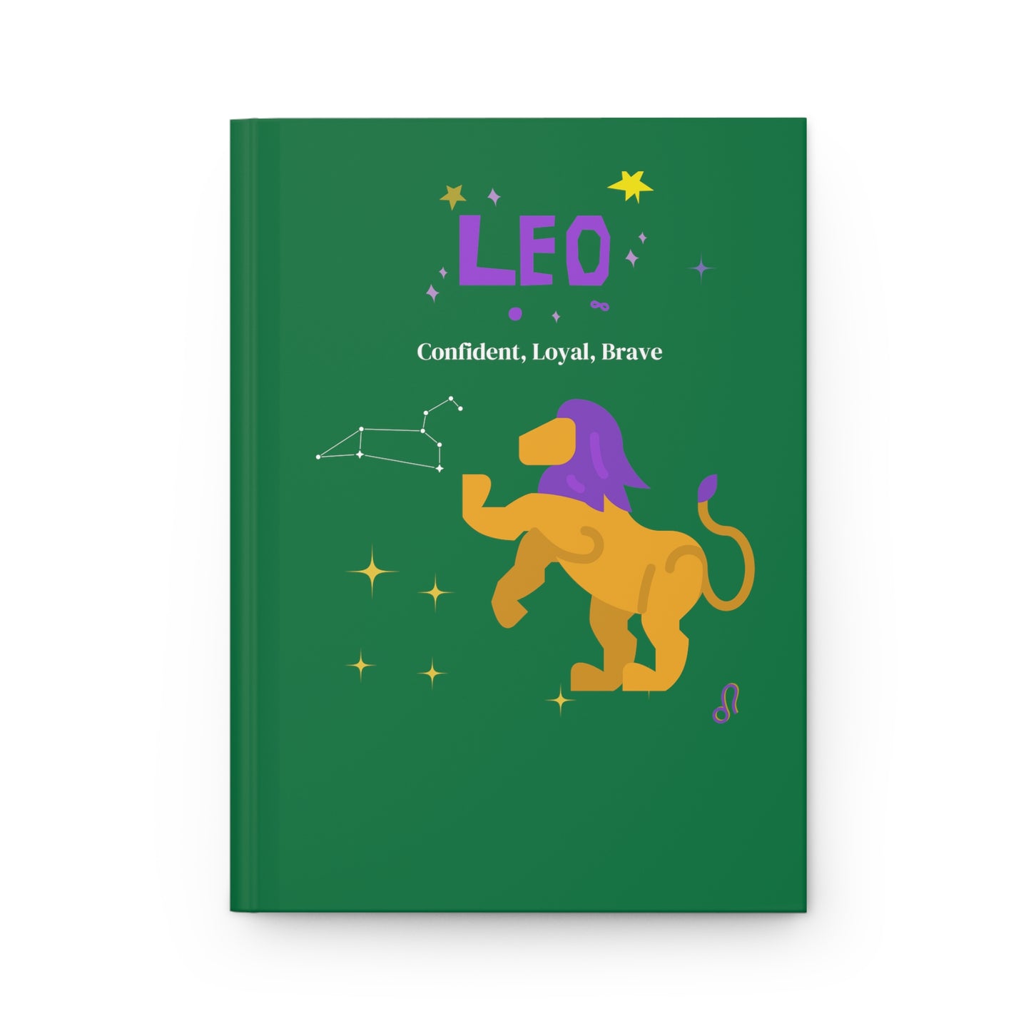 Leo Sun Hardcover Journal