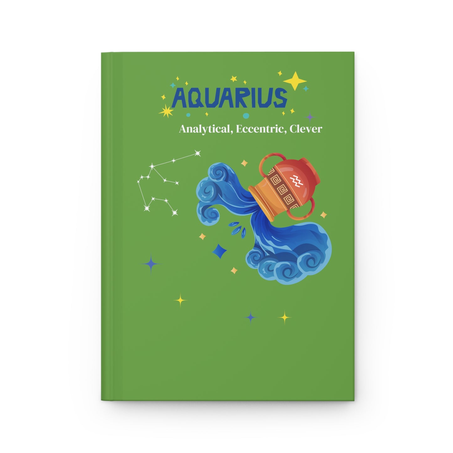 Aquarius Sun Hardcover Journal