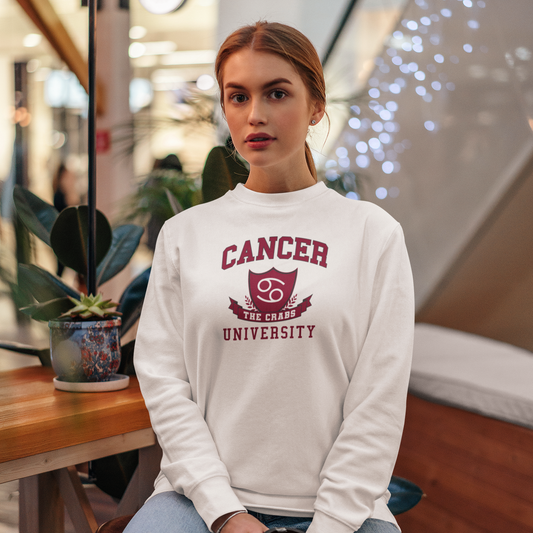 Cancer University Unisex Sweatshirt - Burgundy