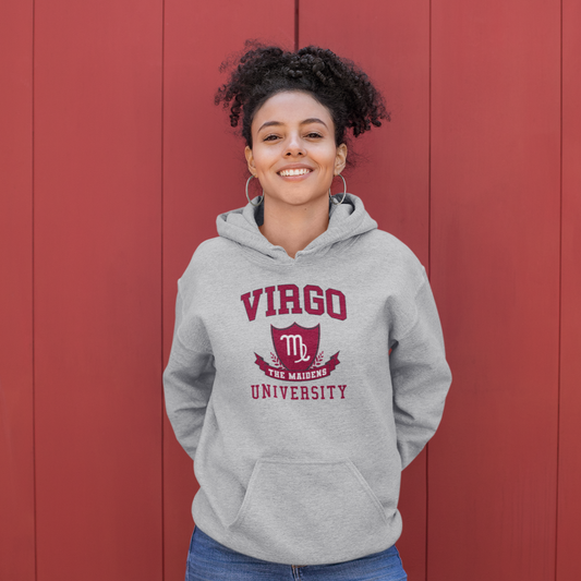 Virgo University Unisex Hoodie - Burgundy