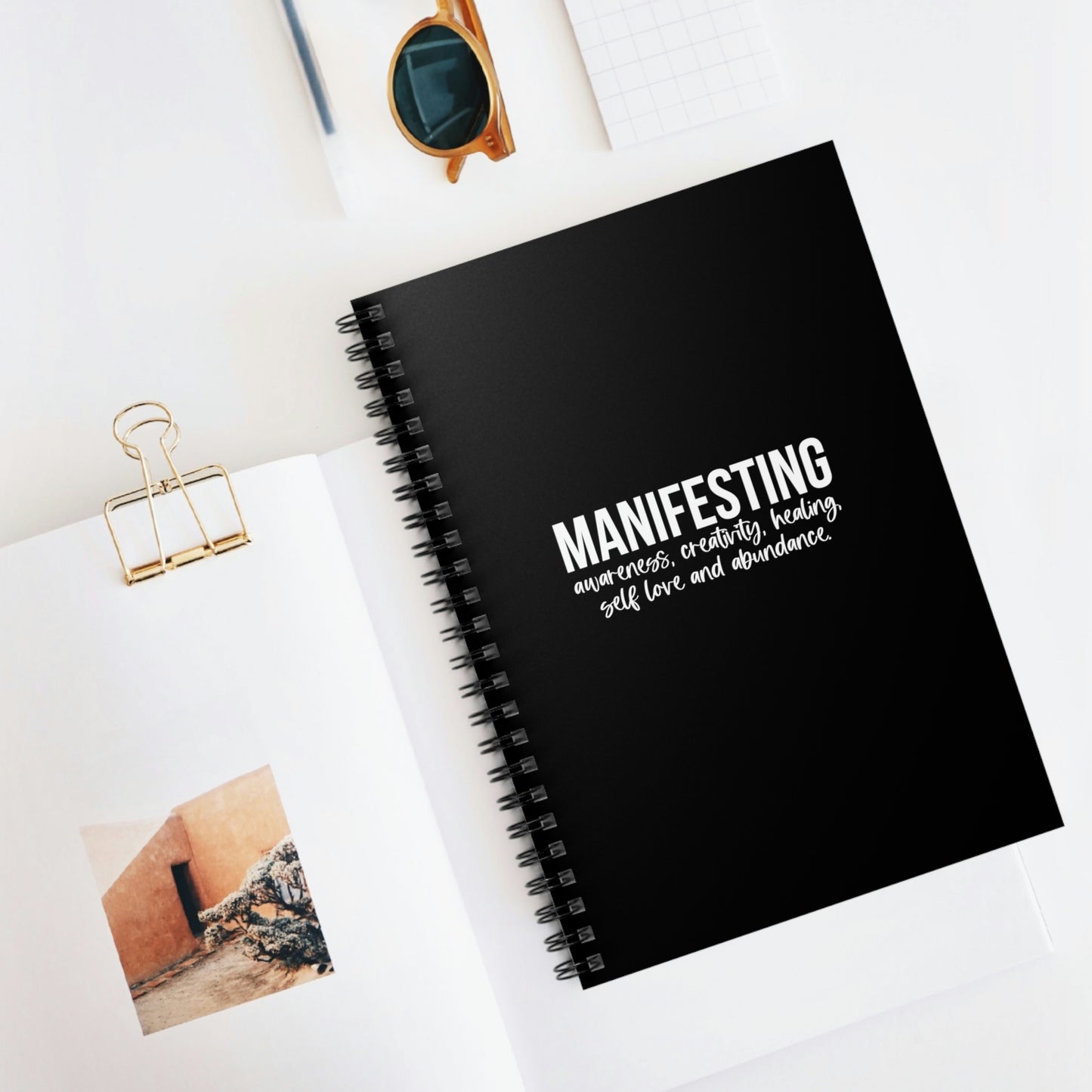 Manifesting Abundance Spiral Notebook - Ruled Line